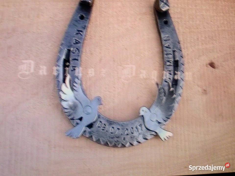 Prezent Ślubny podkowa Kowalska rękodzieło na Kraków