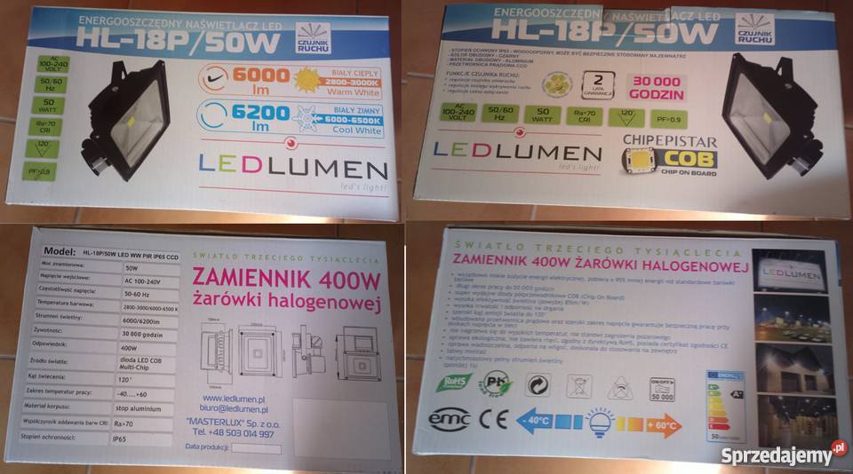 Naświetlacz LED Energooszczędny firmy LEDLUMEN Sokołów Małopolski
