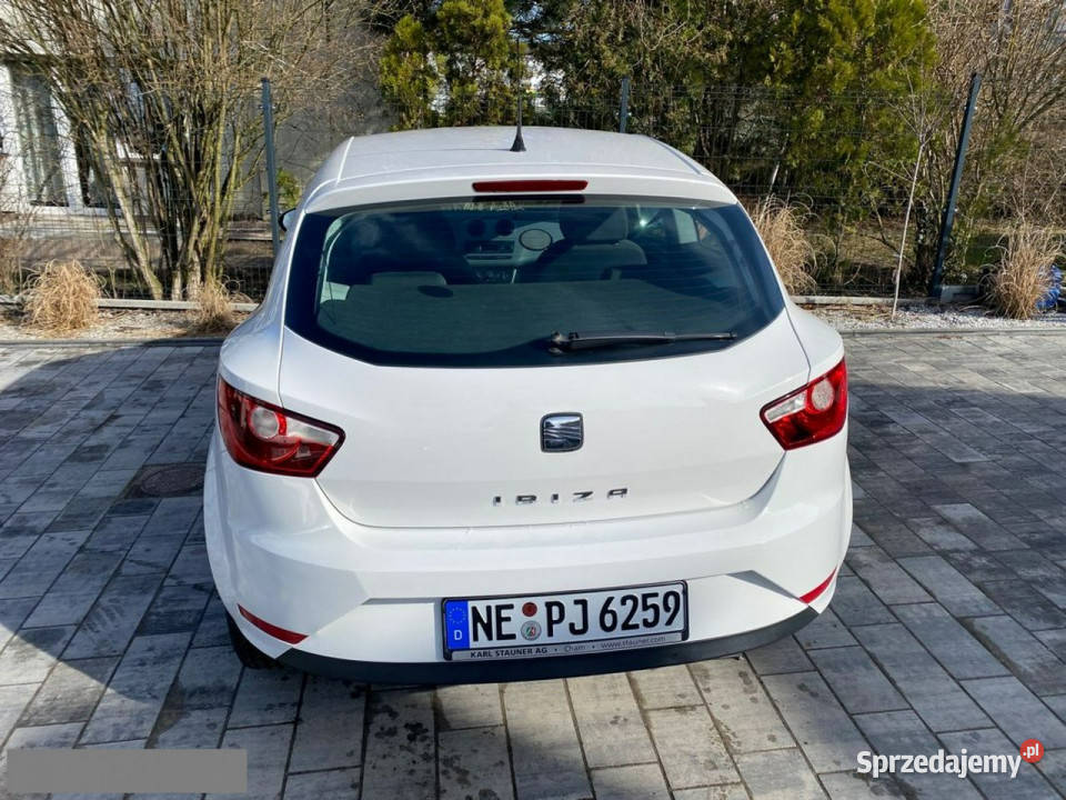 Seat Ibiza zadbana oryginalny przebieg IV 2008 biały Poznań