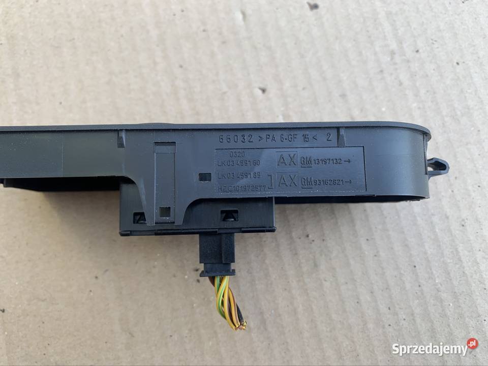 13197132 panel przełącznik szyby prawy Opel Szczecin