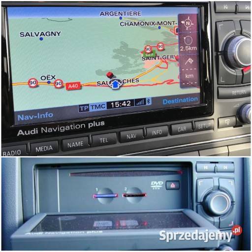 Nawigacja Mapa Menu Polska Europa 2020 AUDI RNSE Akcesoria podlaskie Białystok
