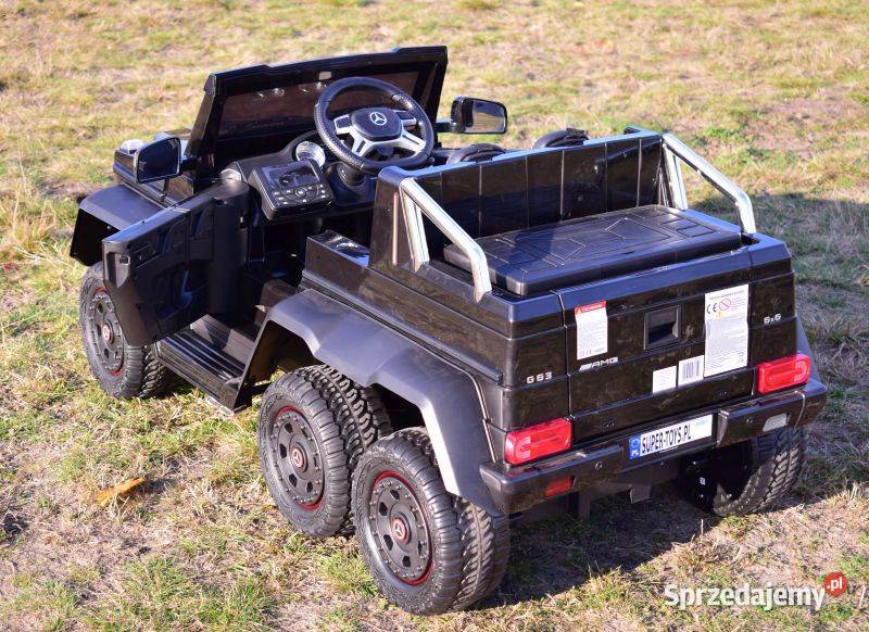 MEGA POJAZD ORYGINALNY MERCEDES G63 NAPĘD 6X6 Pojazdy elektryczne i spalinowe Toruń