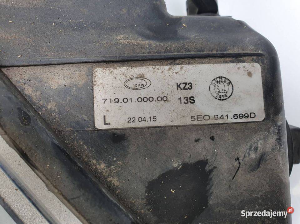 HALOGEN LEWY SKODA OCTAVIA III 5E0941699D kujawsko-pomorskie Lipno