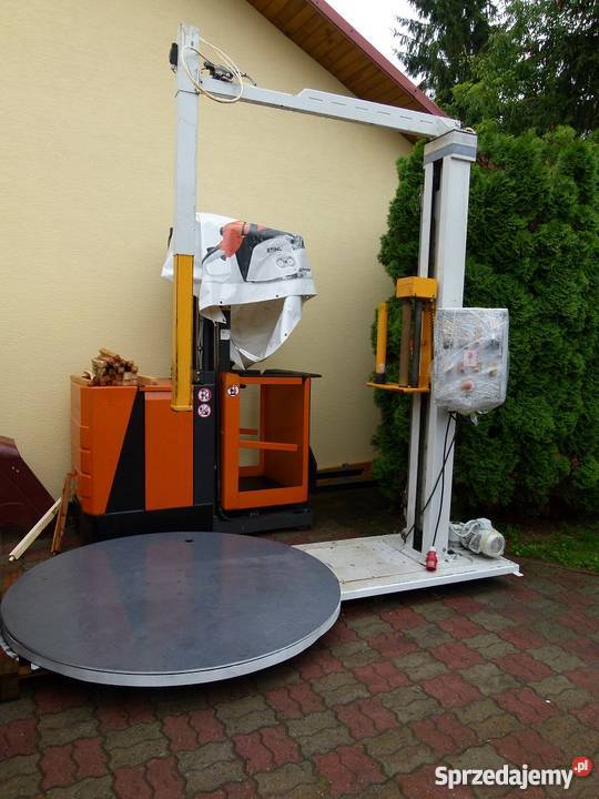 Włoska owijarka do palet Paleciarka Strzeczarka