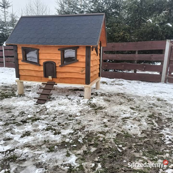 Domek Kurek kurnik WC toalet