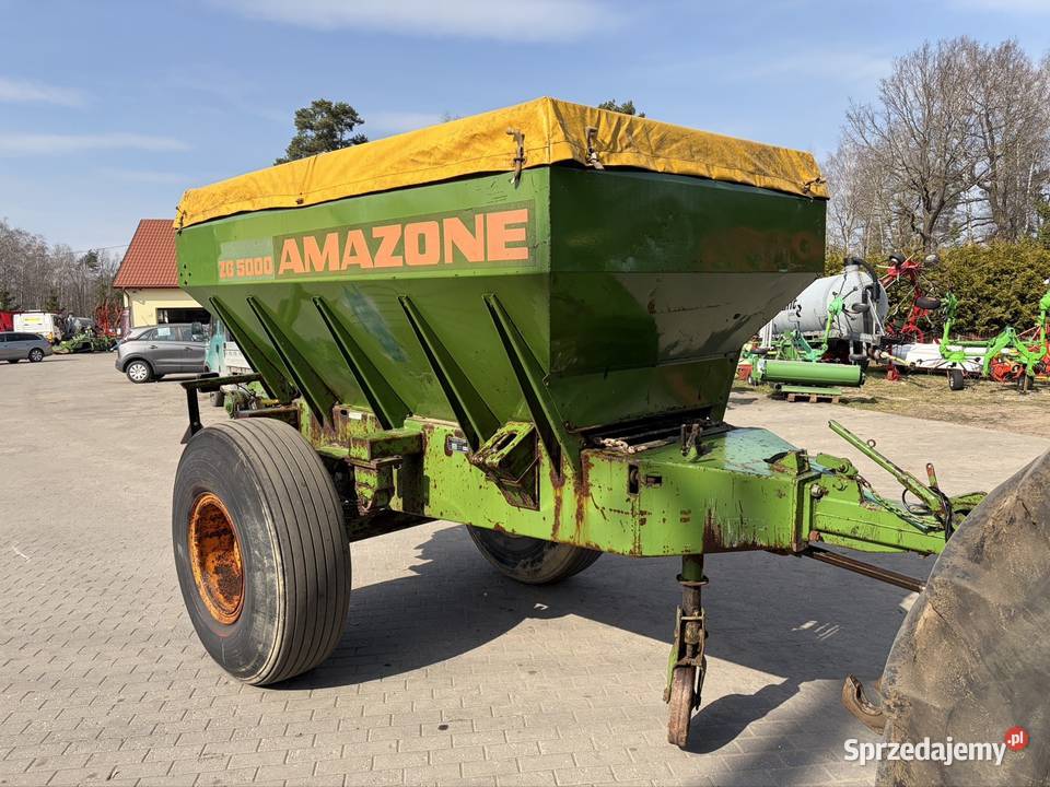 Rozsiewacz Siewnik wapna Amazone ZG 5000 taśma 5 Amazone Myszyniec