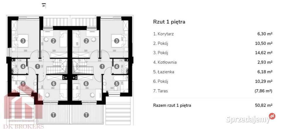 Dom szeregowy 113m Racławówka Sprzedaż