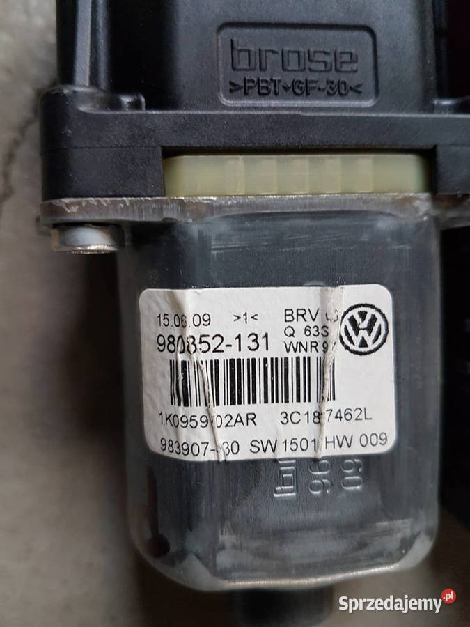 VW PASSAT B6 SILNICZEK SZYBY MODUL 1K0959792N wyposażenie elektryczne sprzedam