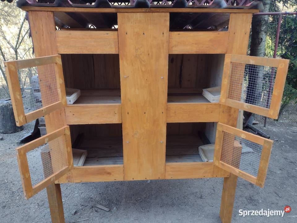 Klatki na króliki nowe z deski 25 Króliki Krzeszowice sprzedam