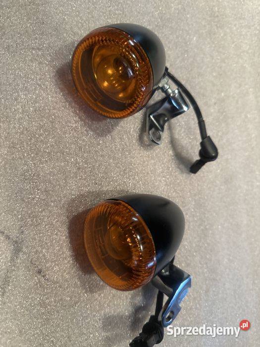 Kierunkowskazy przód LED Harley Davidson OEM Fat wielkopolskie Poznań sprzedam