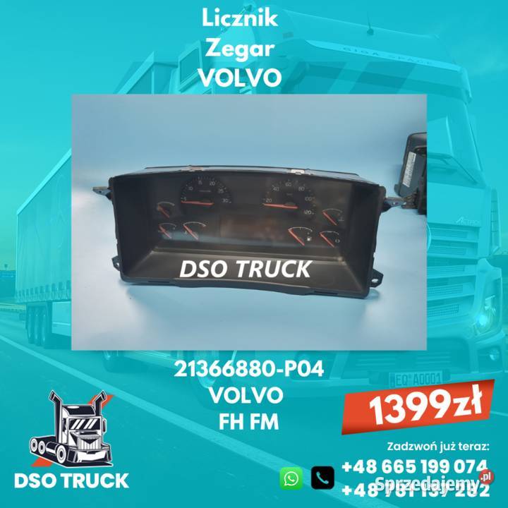 Licznik Zegar VOLVO FH FM 21366880P04 Zawichost