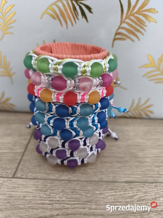 Bransoletki ręcznie robione Różne wzory Żarki Średnie