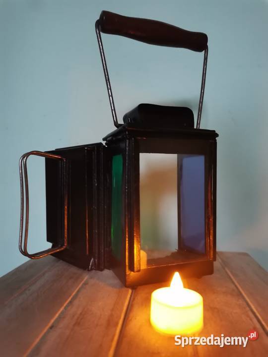 Stara lampa kolejowa Art Deco Kraków