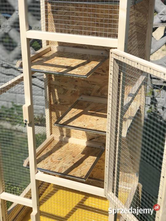 Klatka drewniana koszatniczki szynszyla gryzonia sprzedam