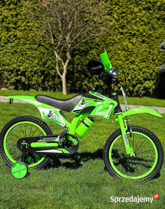 449 Rower 16 cross zielony
