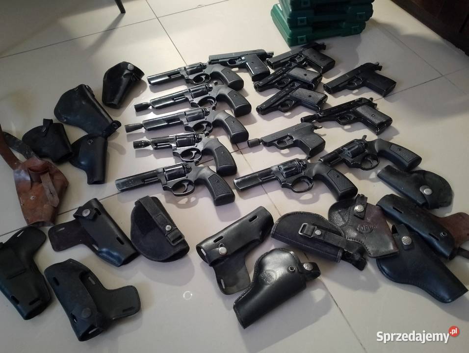 Pistolety hukowe kaliber 6mm uszkodzone Militaria Wielgłowy