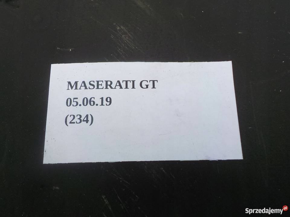 WYKŁADZINA 68380300 MASERATI GRANTURISMO S 47 osobowe Nowy Tomyśl