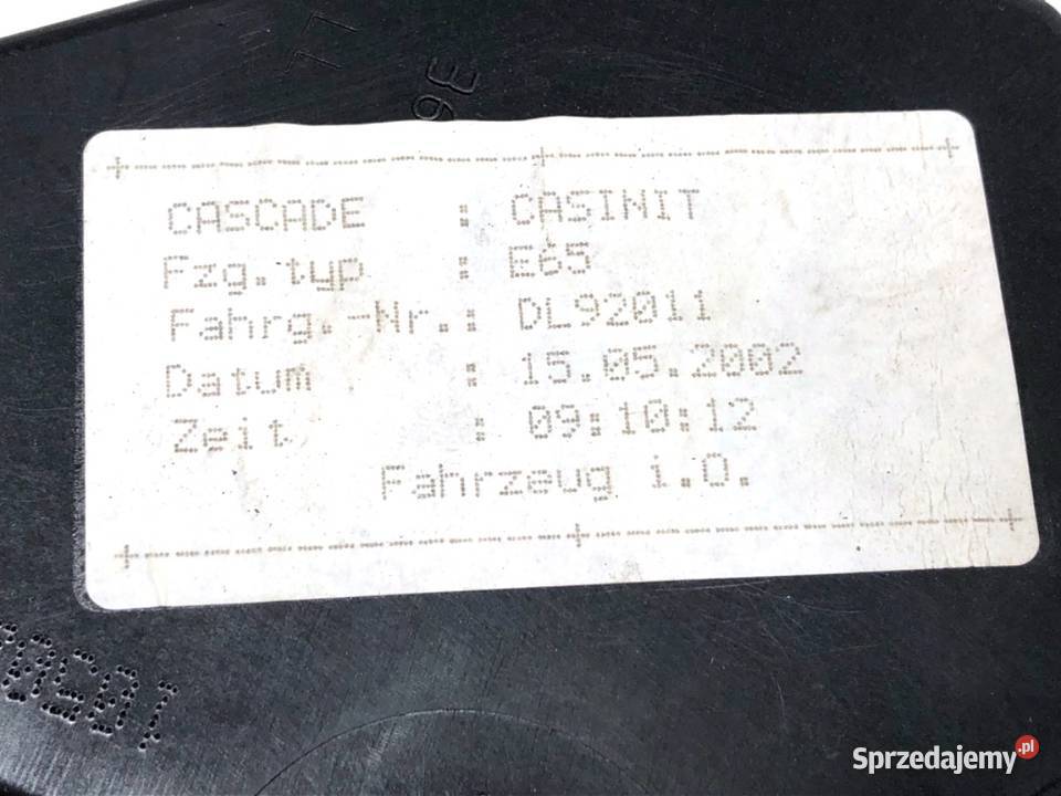 STACYJKA BMW E65 6924711 36 272 0109 KLUCZYK Części samochodowe sprzedam