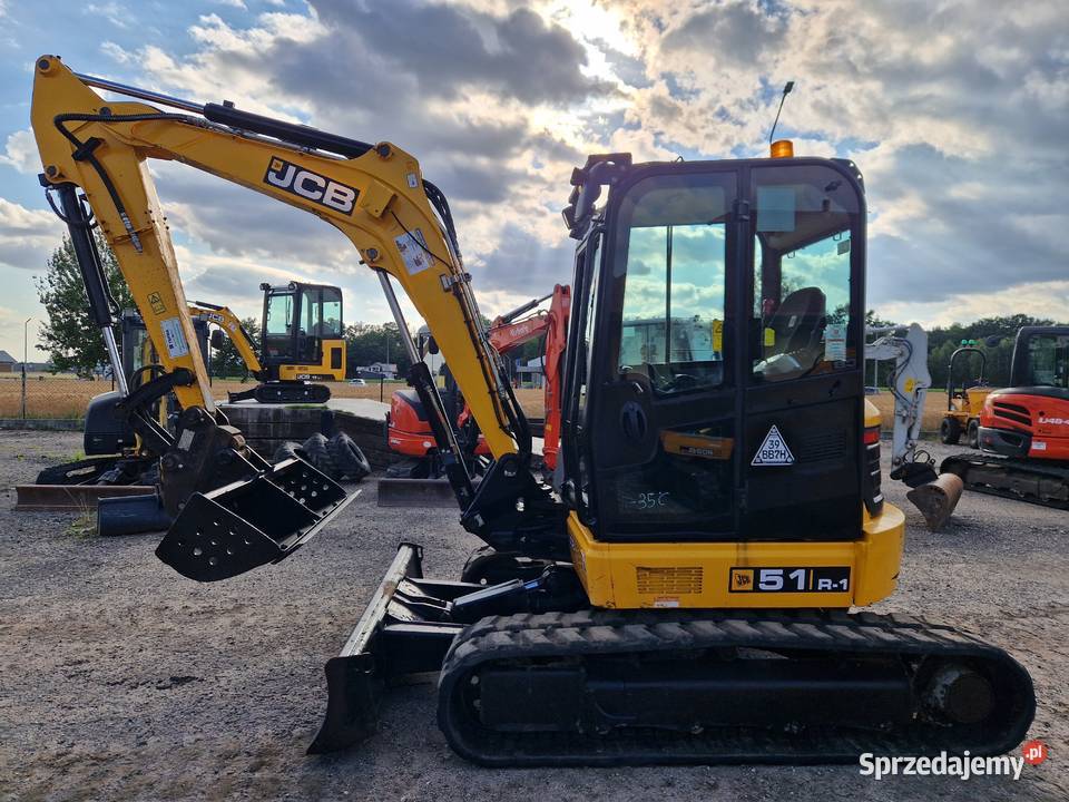 Minikoparka JCB 51 R1 2021r przebieg 2900mtg sprzedam