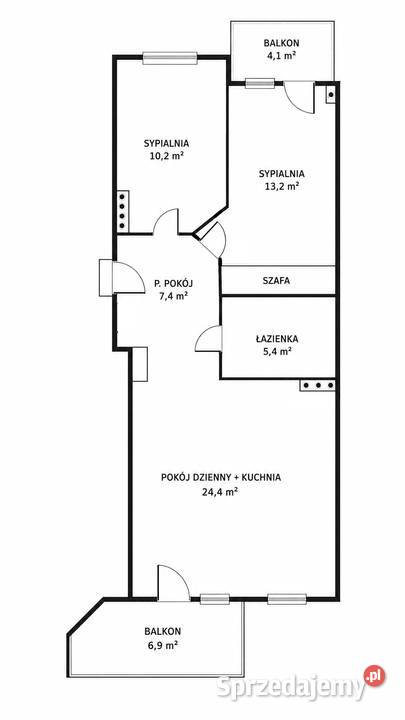 ELEGANCKIE 3 POKOJE NA KABATACH 62 M 2 BALKONY Warszawa