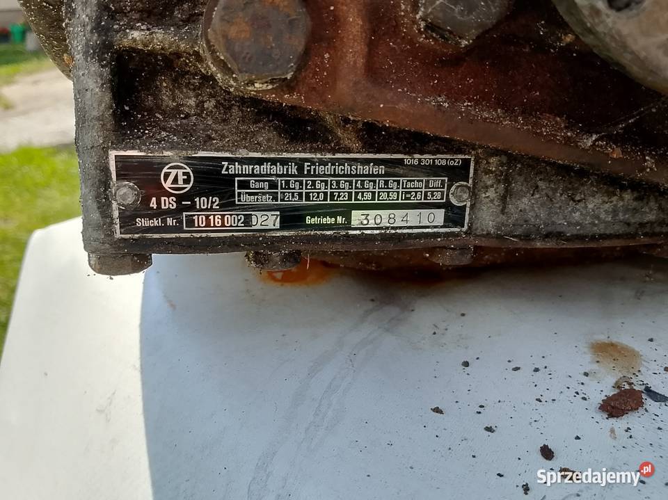 ZF 4DS skrzynia biegów Hanomag dostawcze