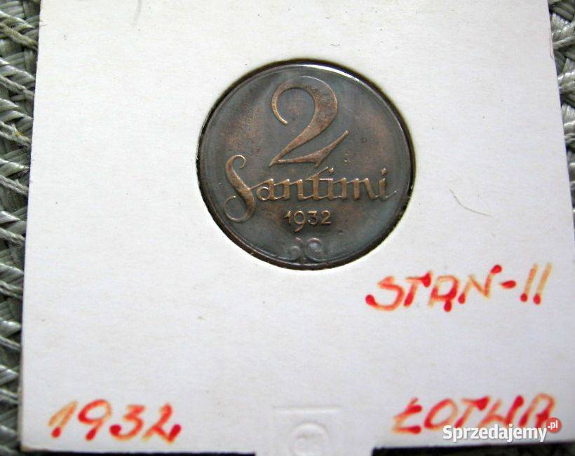 Łotwa 2 Santimi 1932r Kalisz
