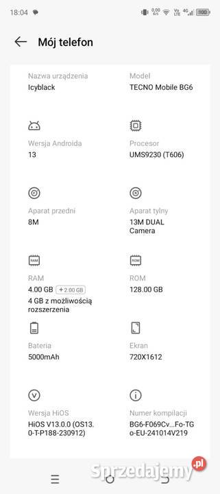 TECNO Spark Go 2024 łódzkie Łódź