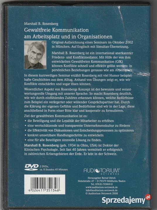 Gewaltfreie Kommunikation DVD Pruszków