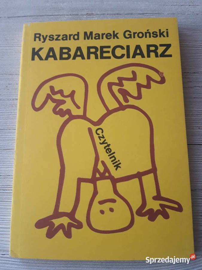 Kabareciarz Ryszard Marek Groński CZYTELNIK 1989 śląskie Bielsko-Biała