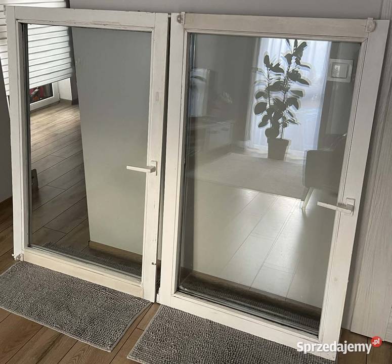 Drewniane okna 90x135 i 80x135 2szybowe dolnośląskie Jawor sprzedam