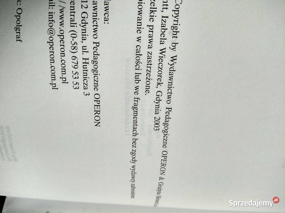 Biologia operon ćwiczenia do matury Antykwariat Warszawa sprzedam