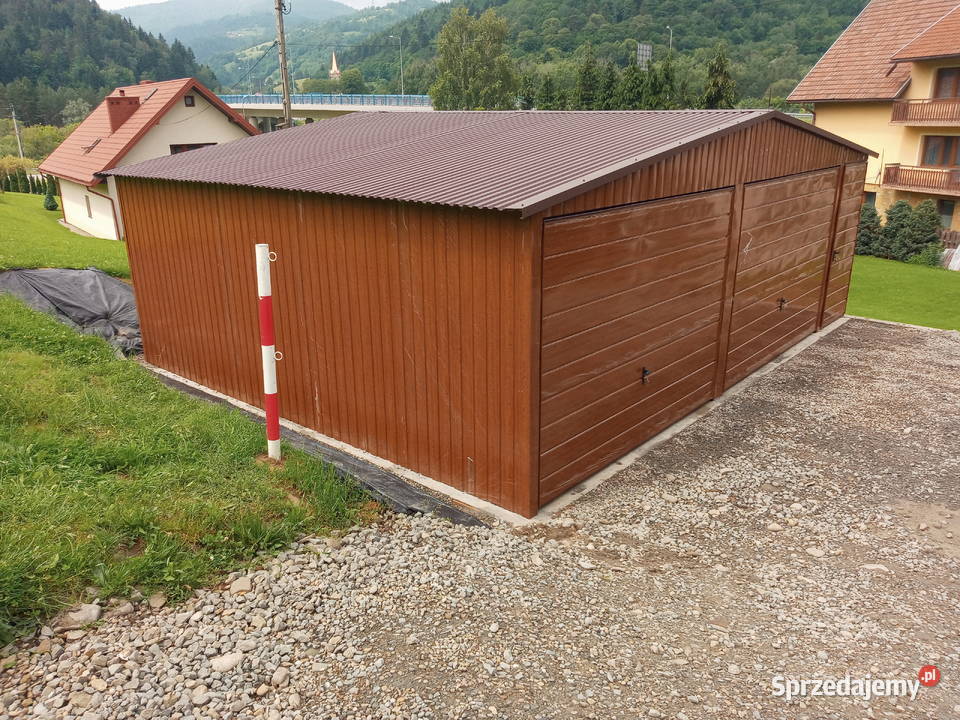 Garaż blaszany 7x5 profil zamknięty Nowy Targ