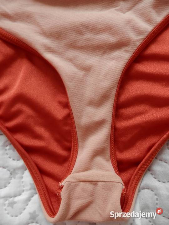 Strój Kąpielowy Bikini Trójkątne Miseczki Rudy Łomża
