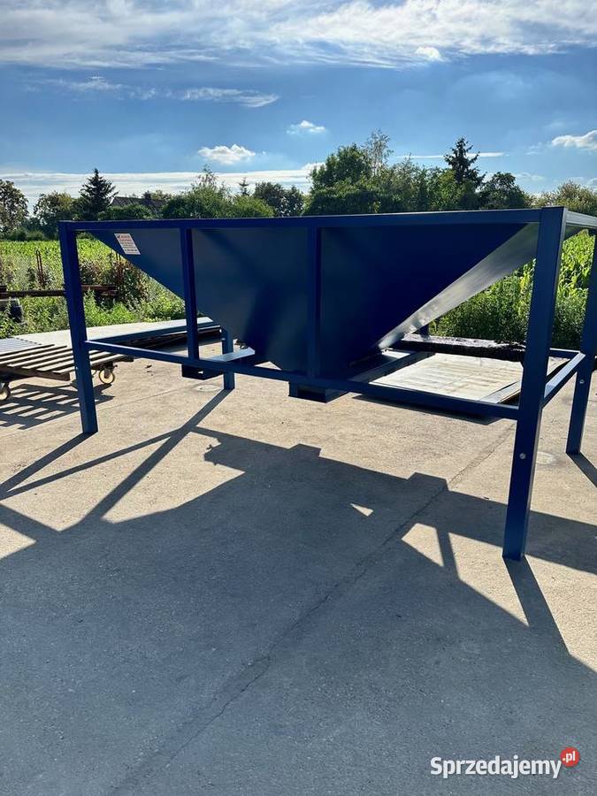 Kosz Zasypowy paczkarka lejek Niedrzew Pierwszy