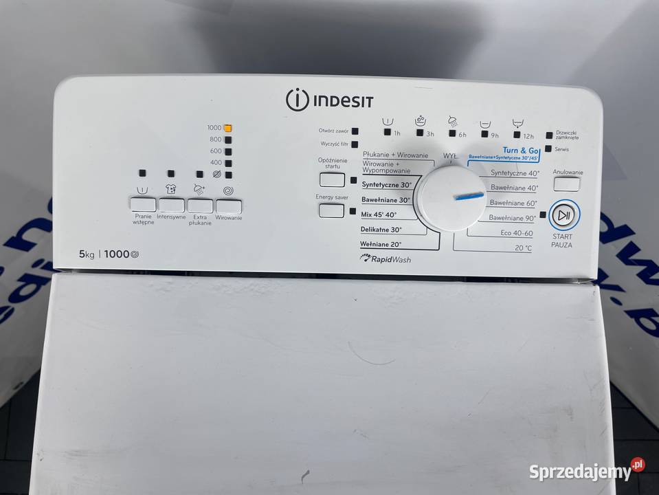 Pralka Indesit Góry Ładowana 5 1000 ob A Wiejca