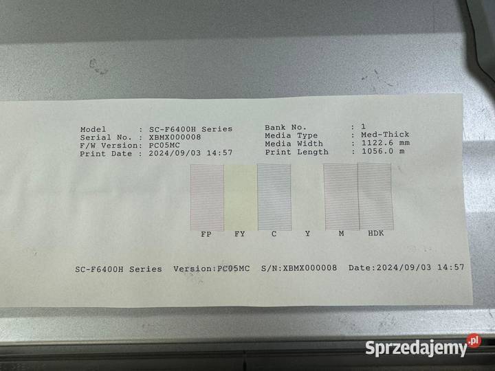 Ploter EPSON SureColor F6400H SUBLIMACJA
