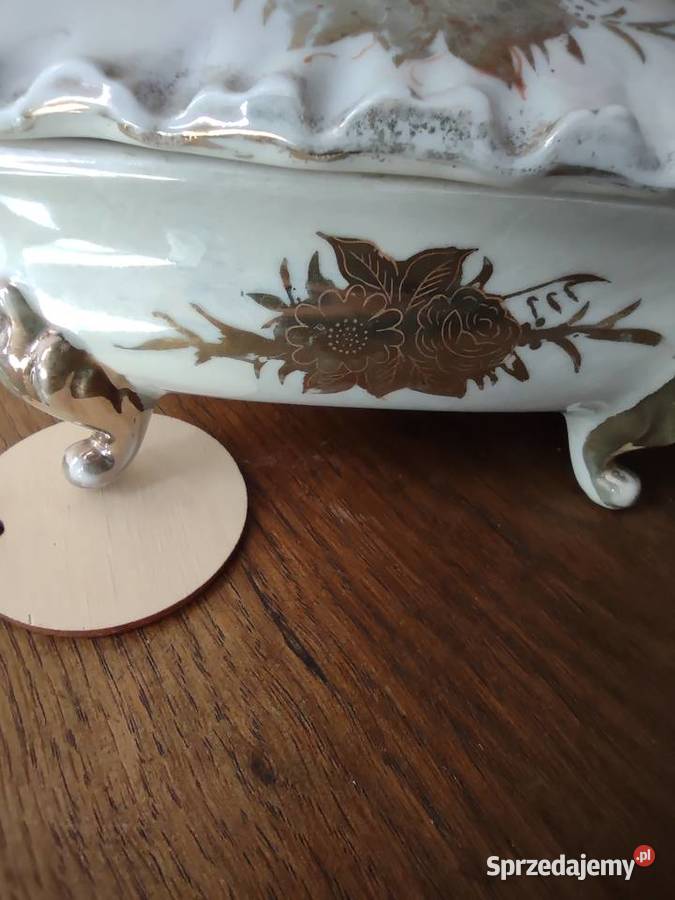 STARA PORCELANA SZKATUŁKA PUZDRO wielkopolskie Gniezno sprzedam
