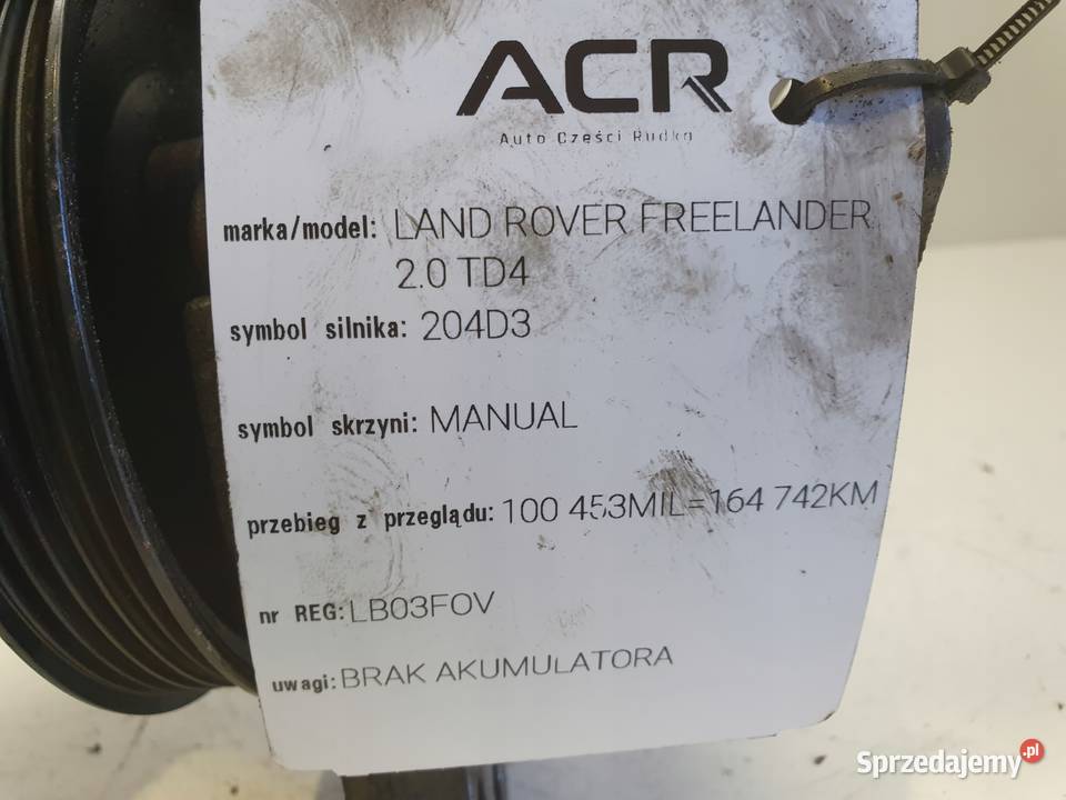 Land Rover Freelander 20 TD4 POMPA WSPOMAGANIA Chełm