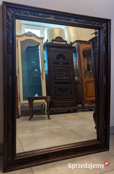 pięknie zdobione lustro sklep Dąbrowa Górnicza śląskie sprzedam