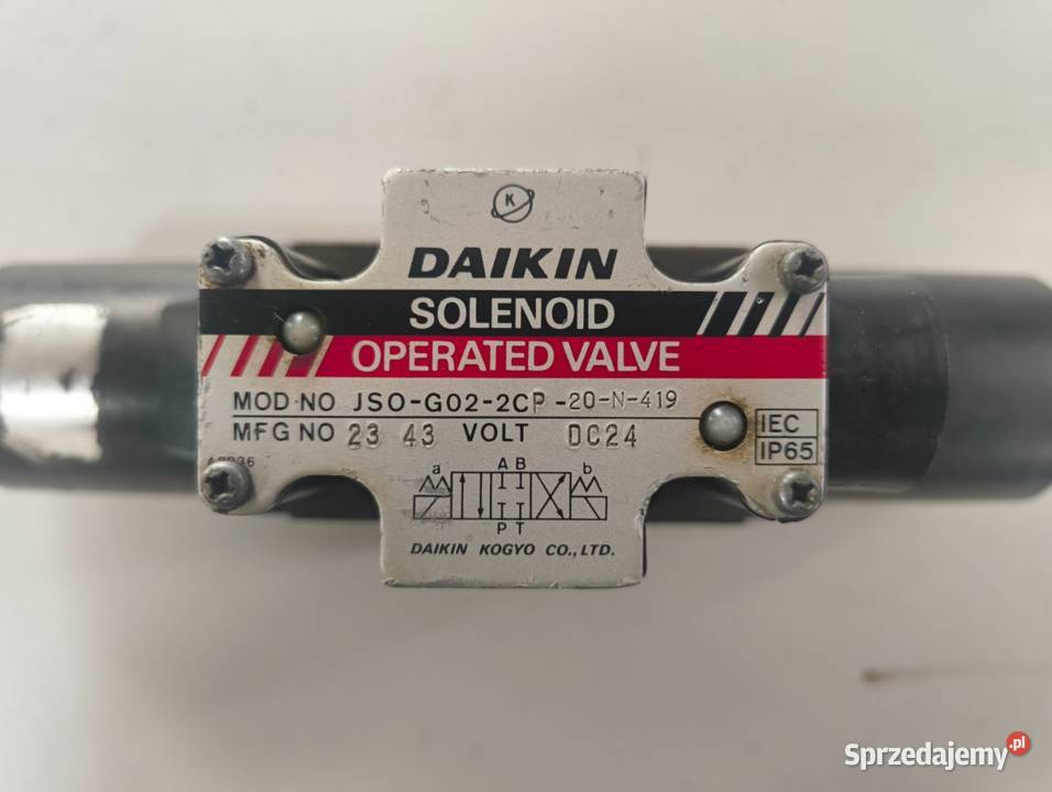 Daikin Solenoid Operated Valve JSOG022CP20N419 dolnośląskie