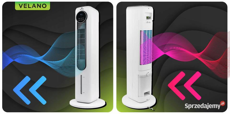 WENTYLATOR KOLUMNOWY WODNY PODŁOGOWY JONIZACJA sprzedam