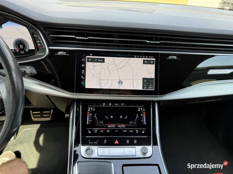 Audi Q8 30 DIESEL Salon Polska SLINE Pełna Stan isofix Konin