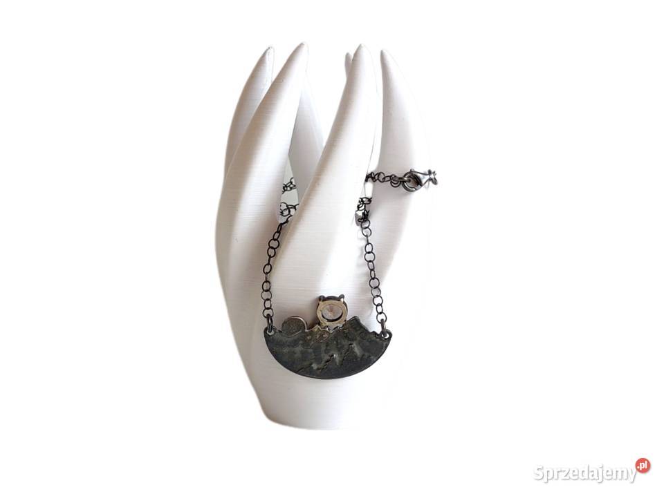 7551 Oksydowany Łańcuszek z Ryngrafem Kędzierzyn-Koźle