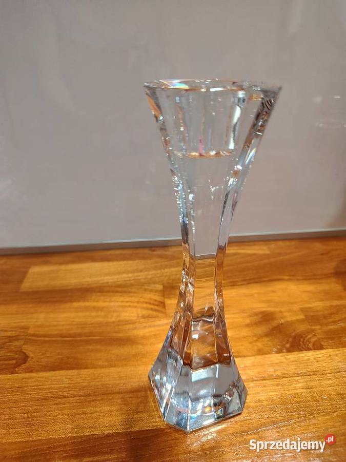 Świecznik szkło kryształowe VilleroyBoch dolnośląskie Legnica