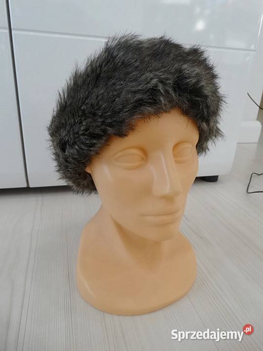 Opaska na Uszy Futrzana Zimowa Sztuczne Futerko Łomża