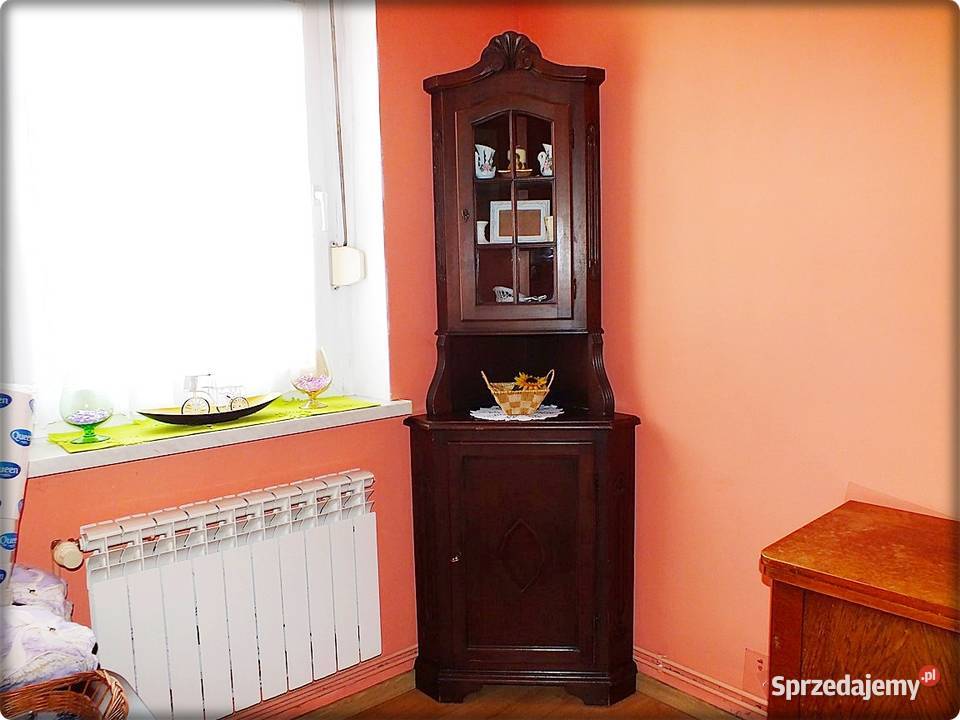 Stara Witryna narożna drewniana Gablota Żary