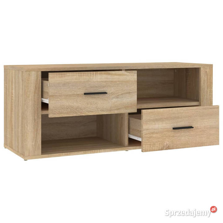 Szafka pod telewizor dąb sonoma 100x35x40