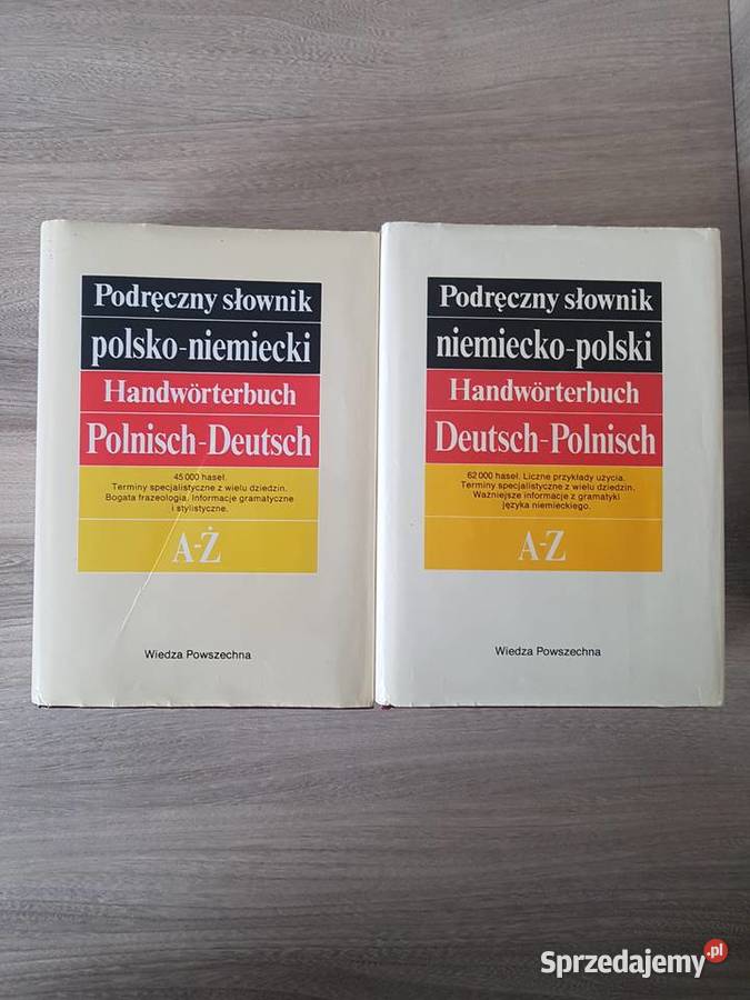 Słownik polsko-niemiecki i niemiecko-polski zestaw dwa tomy