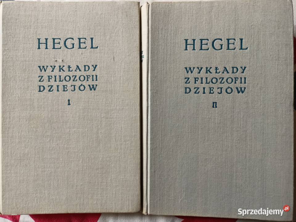 Wykłady z filozofii dziejów Tom 1 i 2 Rok wydania 1958 Hrubieszów