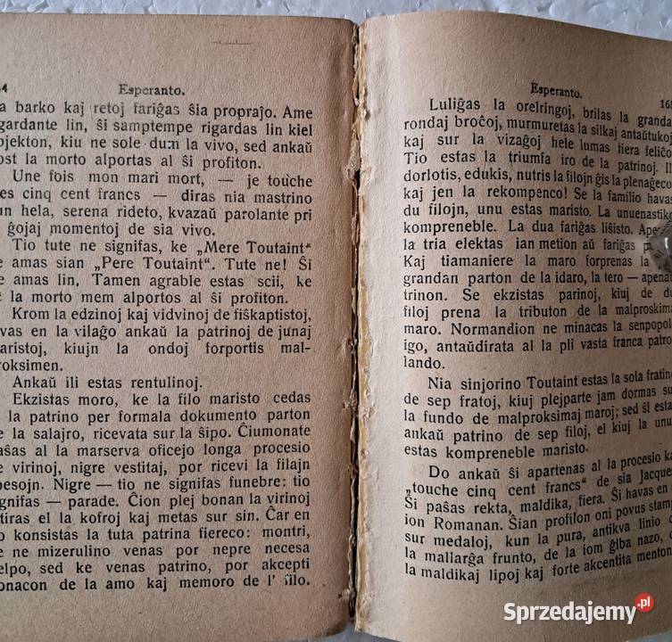 Esperanto w dziesięciu lekcjach Rok wydania 1958 Warszawa